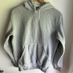 Carhartt loose fit gray hooded sweatshirt - size S